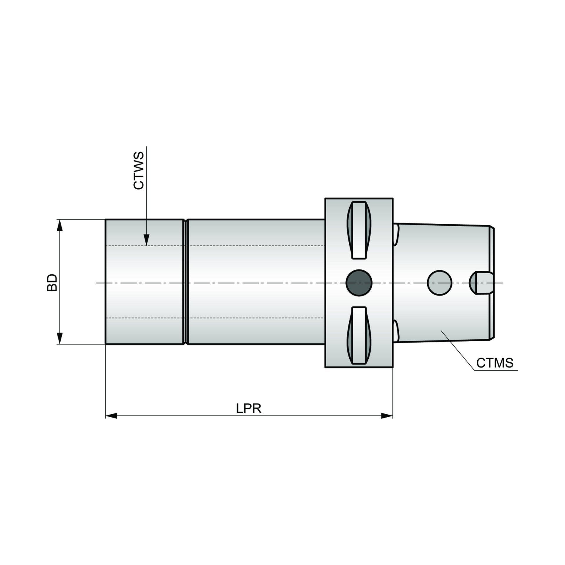 Dormer Pramet Präzisions-Spannzangenfutter - C-CCP-ER Produktbild img2 L
