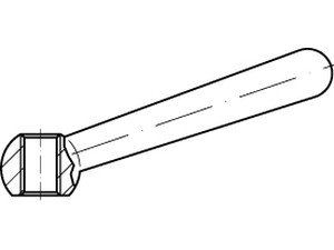 Reyher DIN 99 Stahl Form N Kegelgriffe mit Griffaufnahme durch Gewinde, geneigte Griffachse Produktbild img2 L