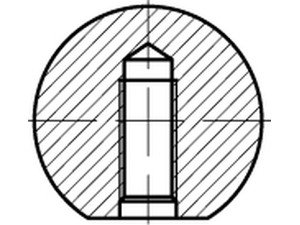 Reyher DIN 319 Kunststoff Form C schwarz Kugelknöpfe, C = mit Innengewinde (ohne Buchseneinsatz) Produktbild img2 L