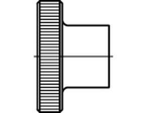 Reyher DIN 466 A 1/A 2 Rändelmuttern, hohe Form Produktbild img2 L