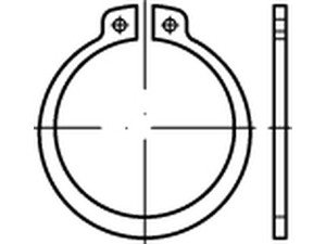 Reyher DIN 471 Federstahl schwer Sicherungsringe (Halteringe) für Wellen, schwere Ausführung Produktbild img2 L