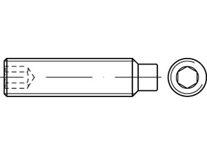 ISO 4028 45 H M 5 x 30 galv. verzinkt gal Zn VE=S Produktbild img2 L