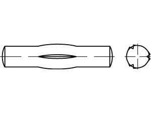 DIN 1475 Stahl 8 x 40 VE=S Produktbild img2 L