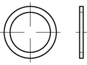 DIN 7603 Kupfer Form A Flachdichtringe Produktbild img2 L