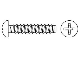 ISO 7049 Stahl 4,8 x 9,5 -F-H galv. verzinkt passiviert gal Zn VE=S Produktbild img2 L