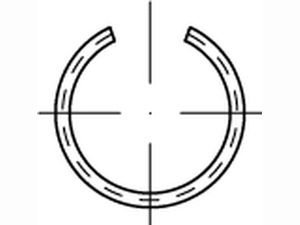 DIN 9926 Federstahl Runddraht-Sprengringe für Bohrungen Produktbild img2 L