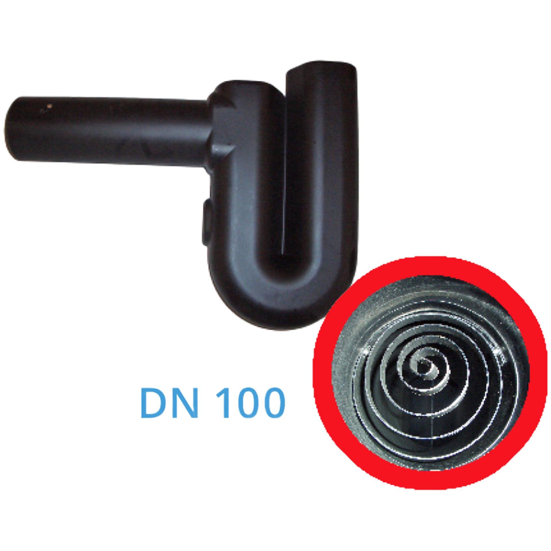 EWU Aqua Überlaufsiphon DN 150 mit Sperre Produktbild img2 L