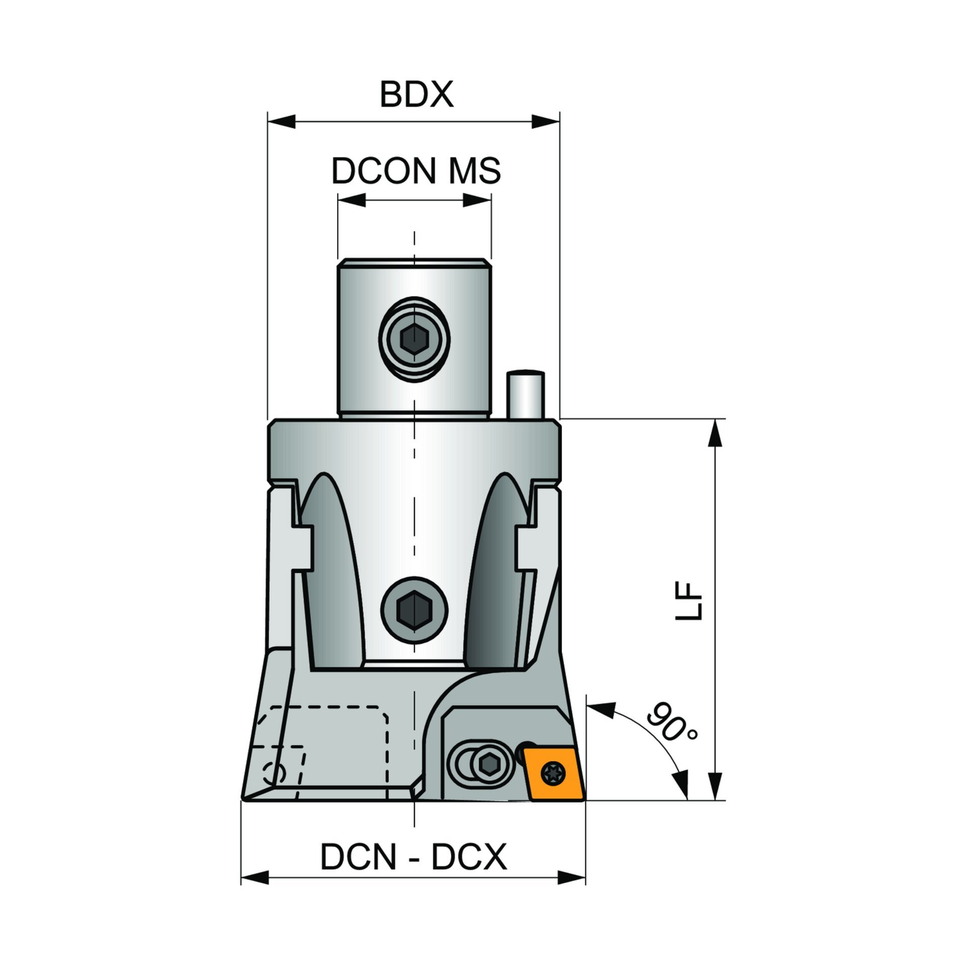 Bohrsystemkopf - Kassettenausführung D 06890 402 Produktbild img2 L