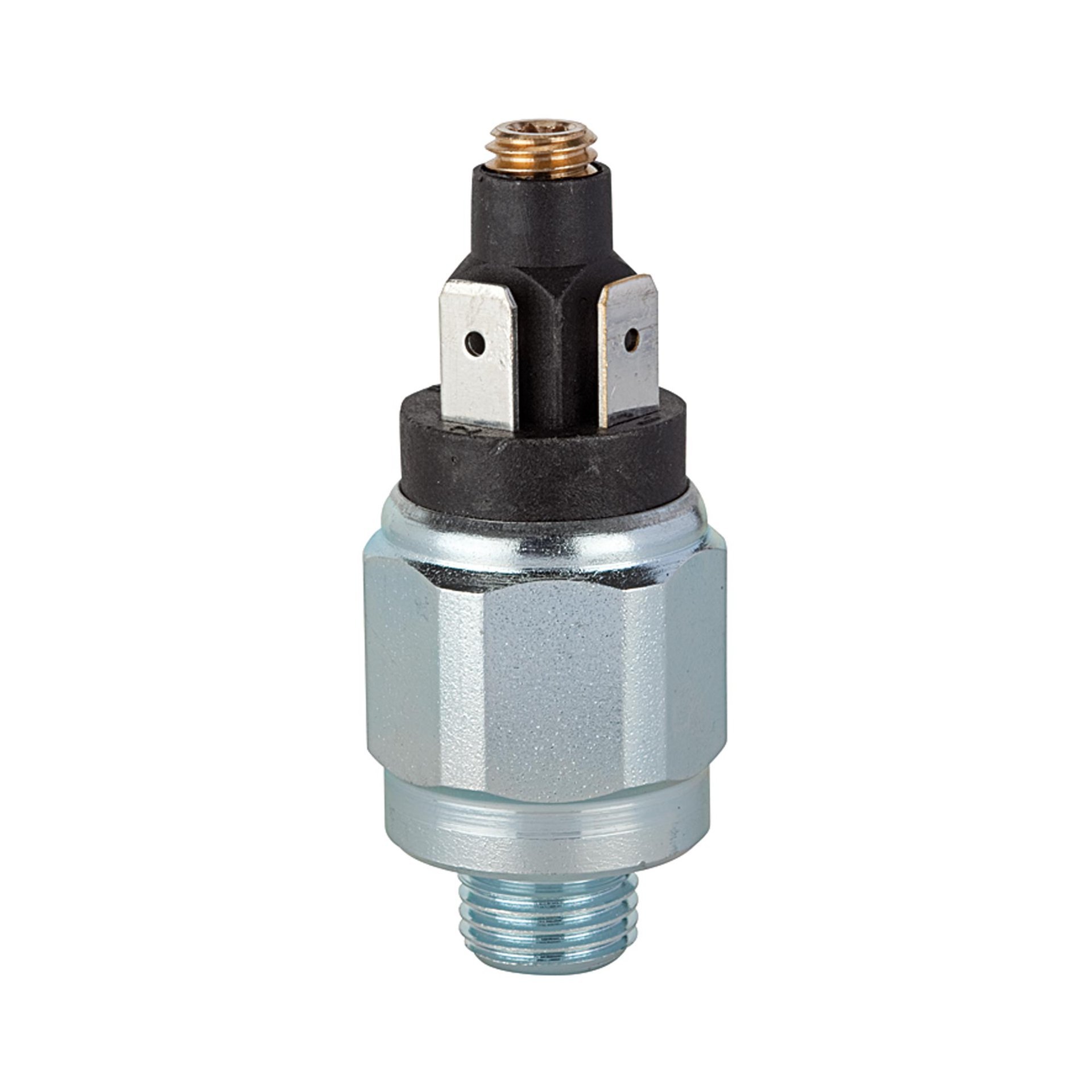 RIEGLER Druckschalter, Standard, Stahl verzinkt , G 1/4, 0,5 - 2 bar, Öffner Produktbild img1 L