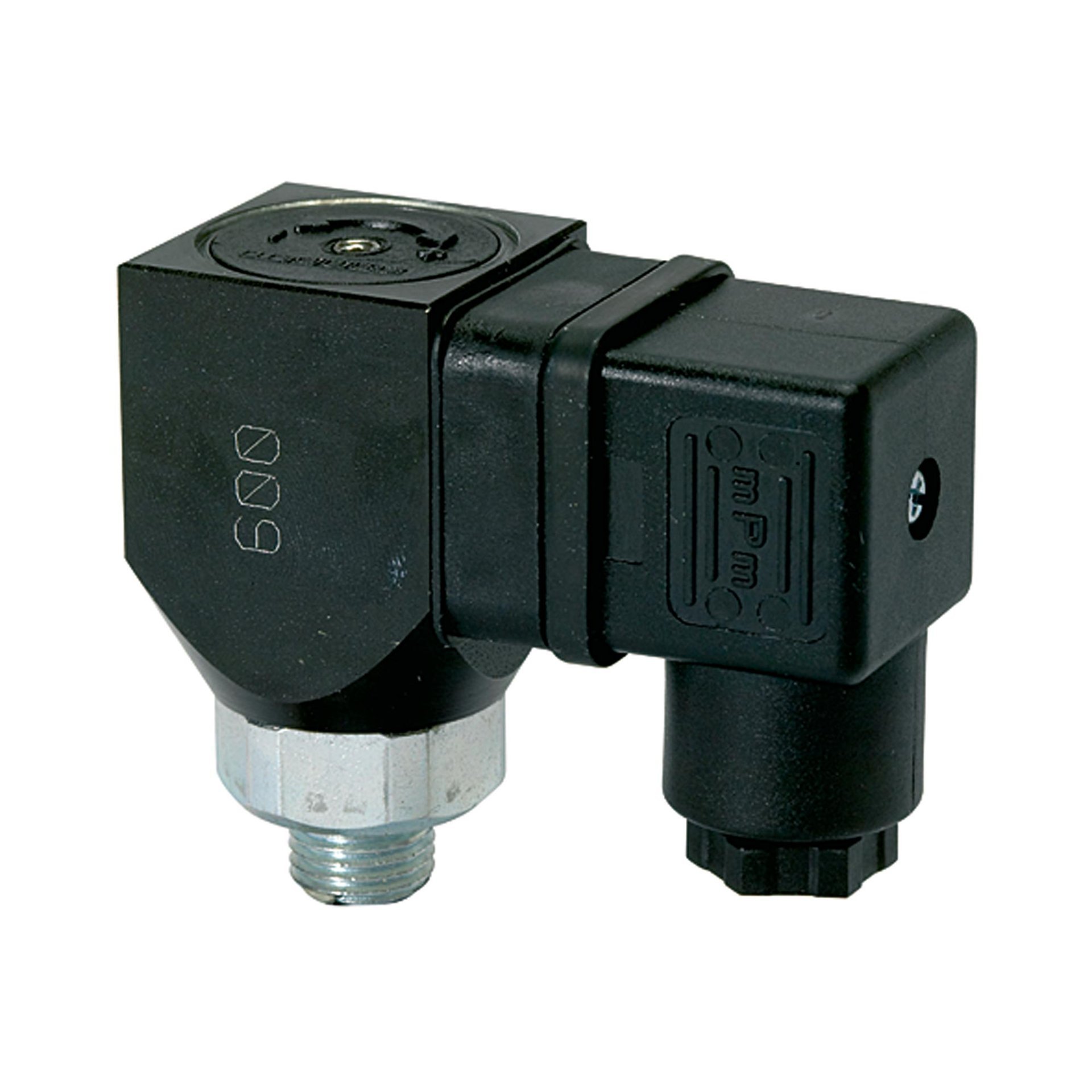 RIEGLER Druckschalter, Wechselkont. drehbar, Stahl ver., G 1/4, 0,3-2 bar Produktbild img1 L