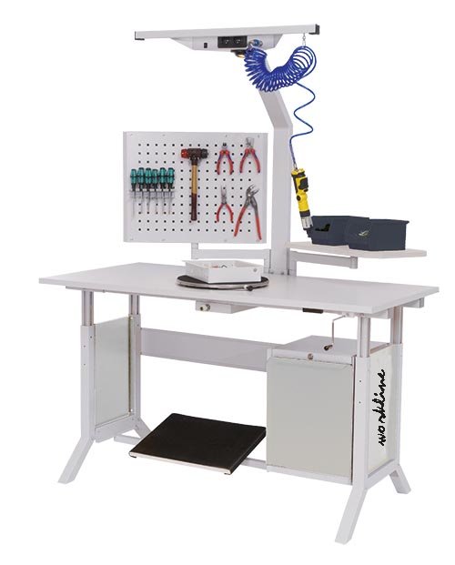 Tisch workline mit Klemmfeststellung Maße in mm (BxT): 1500 x 750 Produktbild img1 L