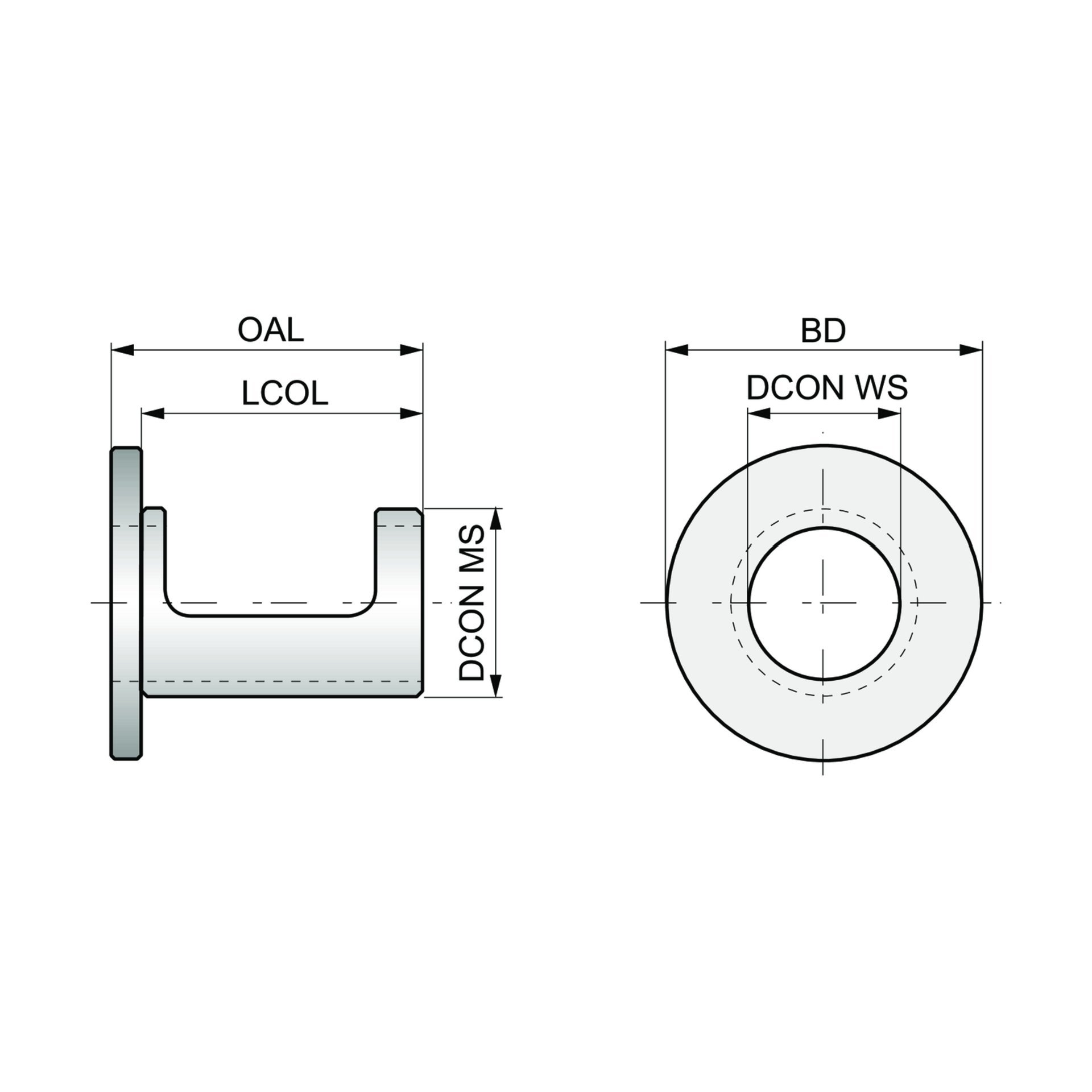 Wendeplattenbohrer - Einstellhülse EP Produktbild img2 L