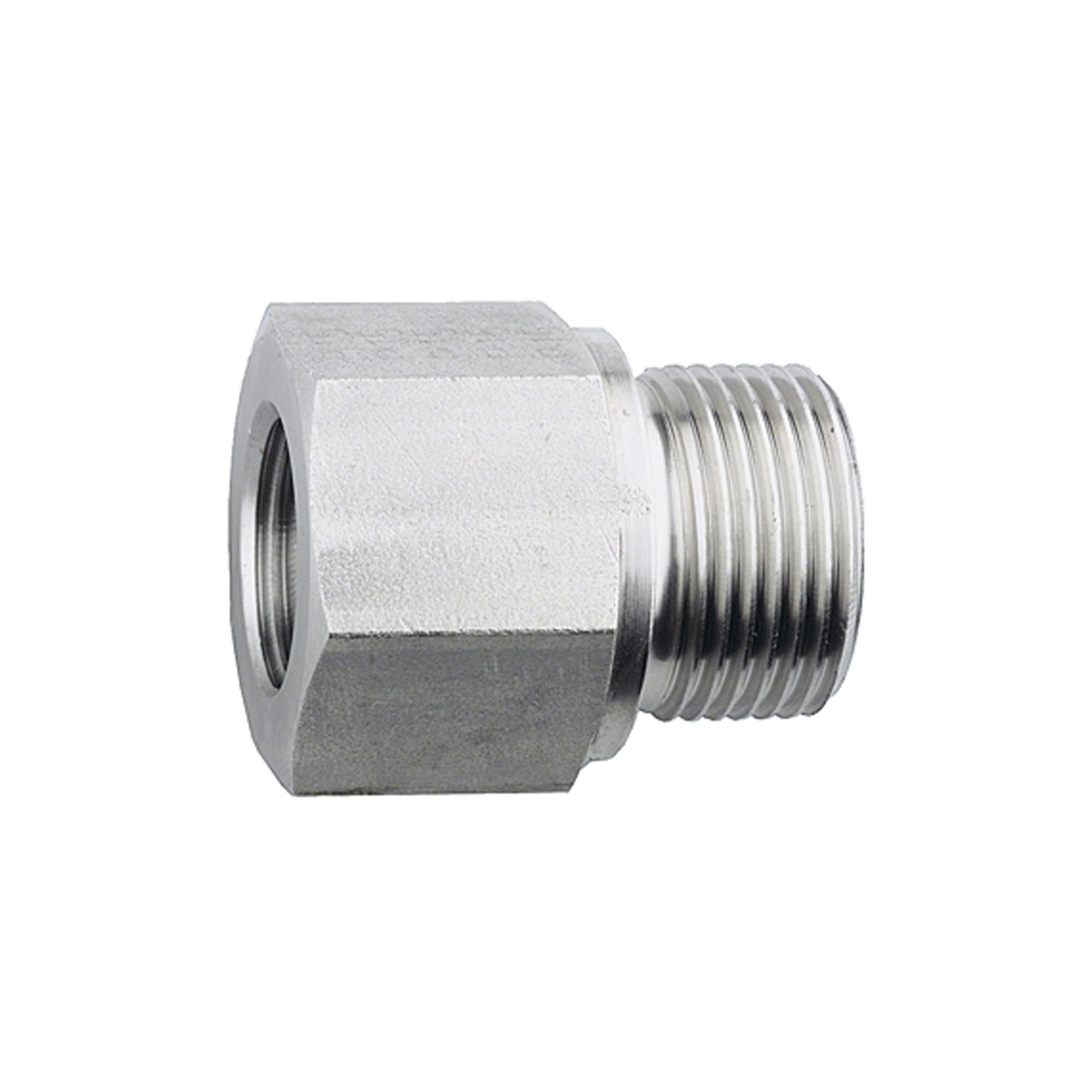 RIEGLER Lange Wechselreduzierung, G 3/8 a., G 1/4 i., Edelstahl 1.4571 Produktbild img1 L