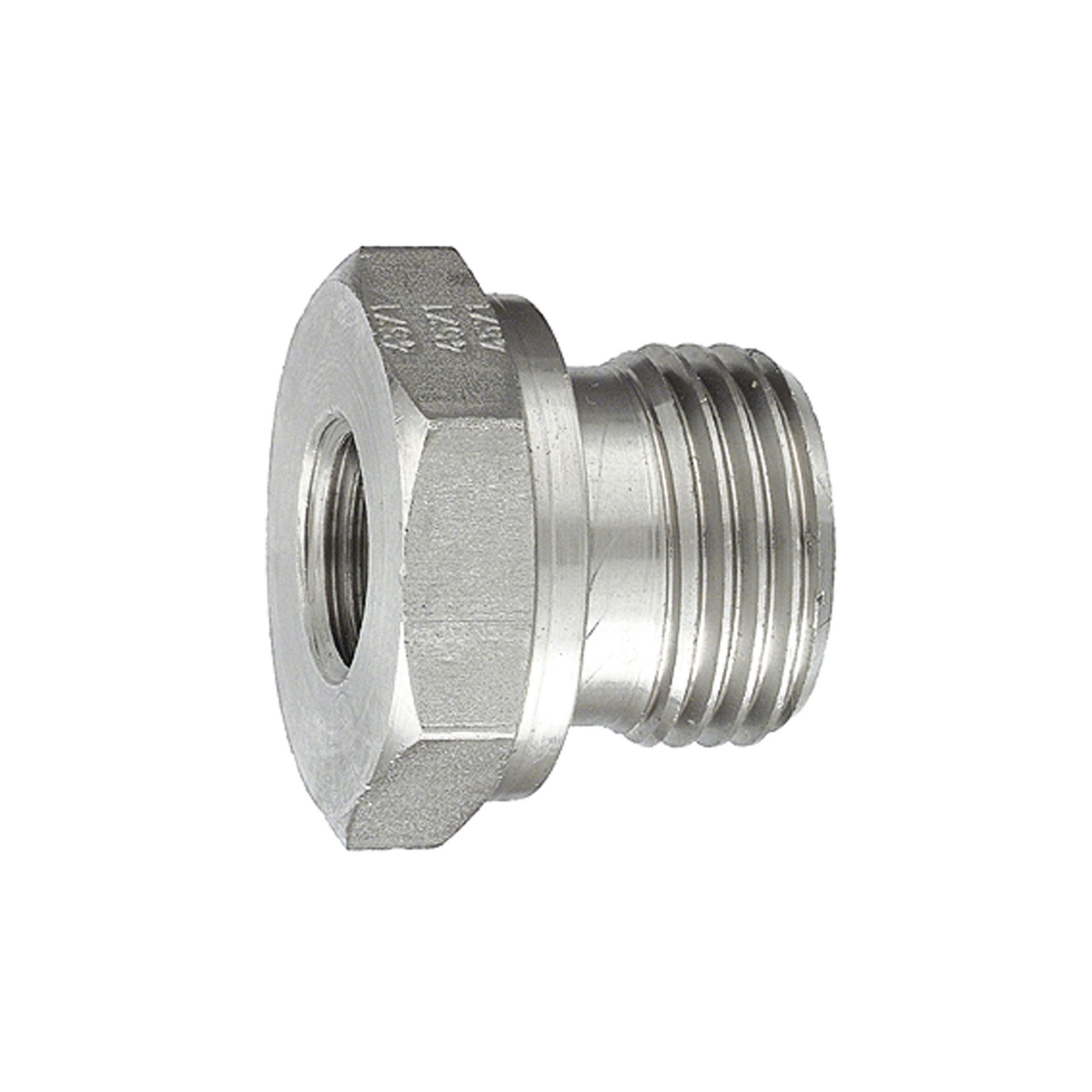 RIEGLER Kurze Wechselreduzierung, G 3/4 a., G 3/8 i., Edelstahl 1.4571 Produktbild img1 L