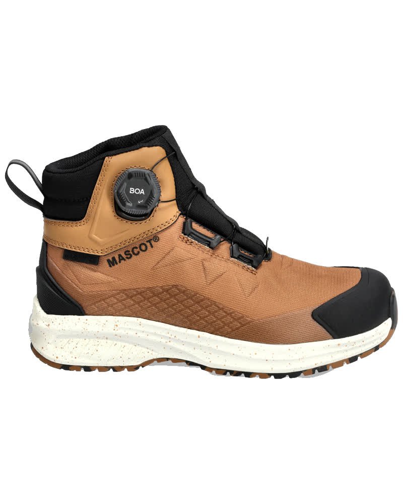 Sicherheitsstiefel S7S, BOA® Fit System Sicherheitsstiefelette S7S Größe 1048, Nussbraun Produktbild img1 L