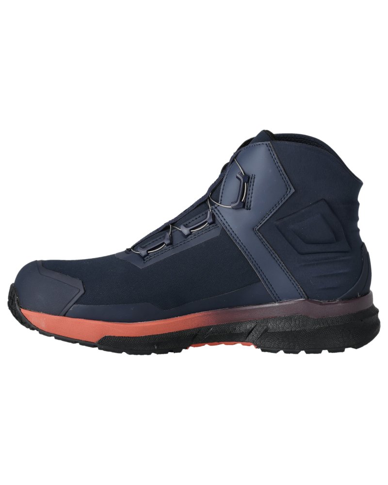 Sicherheitsstiefel S3S, BOA® Fit System Sicherheitsstiefelette S3S Größe 1040, Schwarzblau/bordeaux Produktbild img3 L