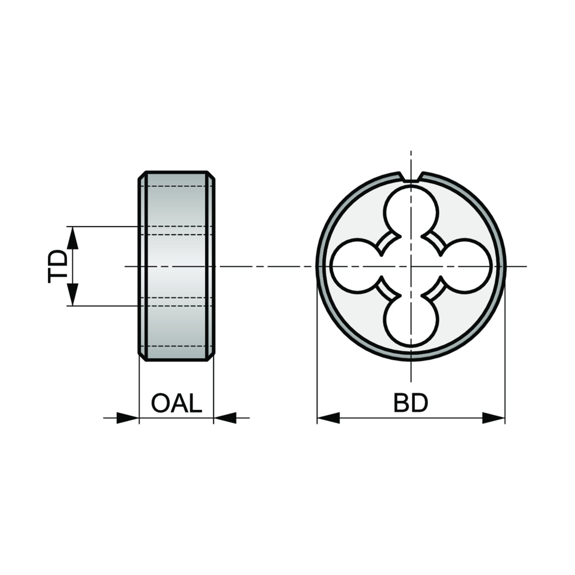 M Schneideisen, Schälanschnitt, geläppt F201M16 Produktbild img2 L