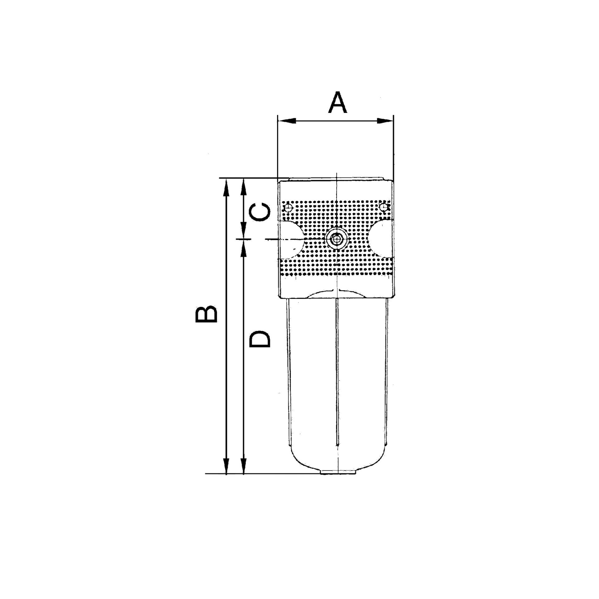 RIEGLER Aktivkohlefilter »multifix«, PC-Behälter, Schutzkorb, BG 4, G 3/4 Produktbild img2 L