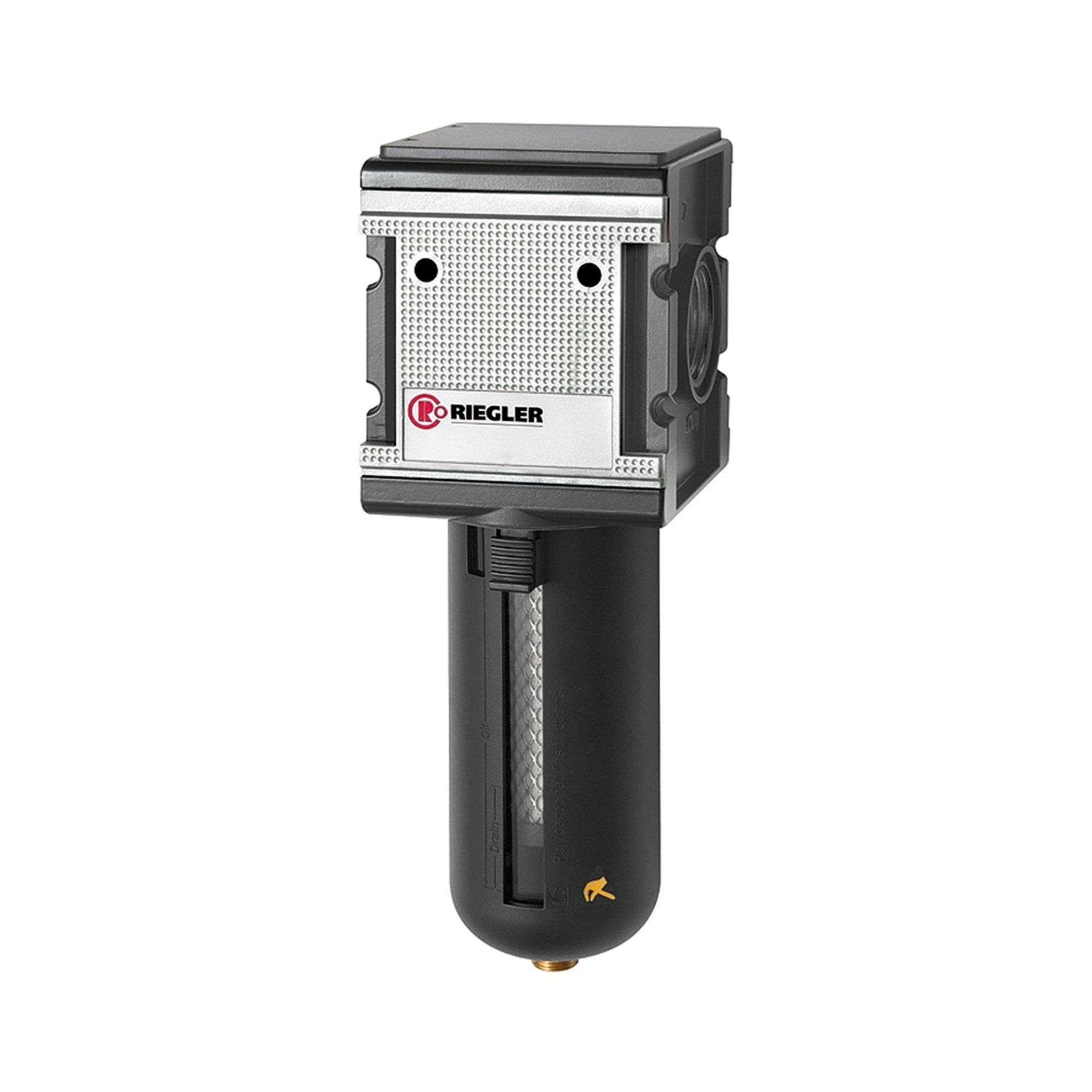 RIEGLER Aktivkohlefilter »multifix«, PC-Behälter, Schutzkorb, BG 4, G 3/4 Produktbild img1 L
