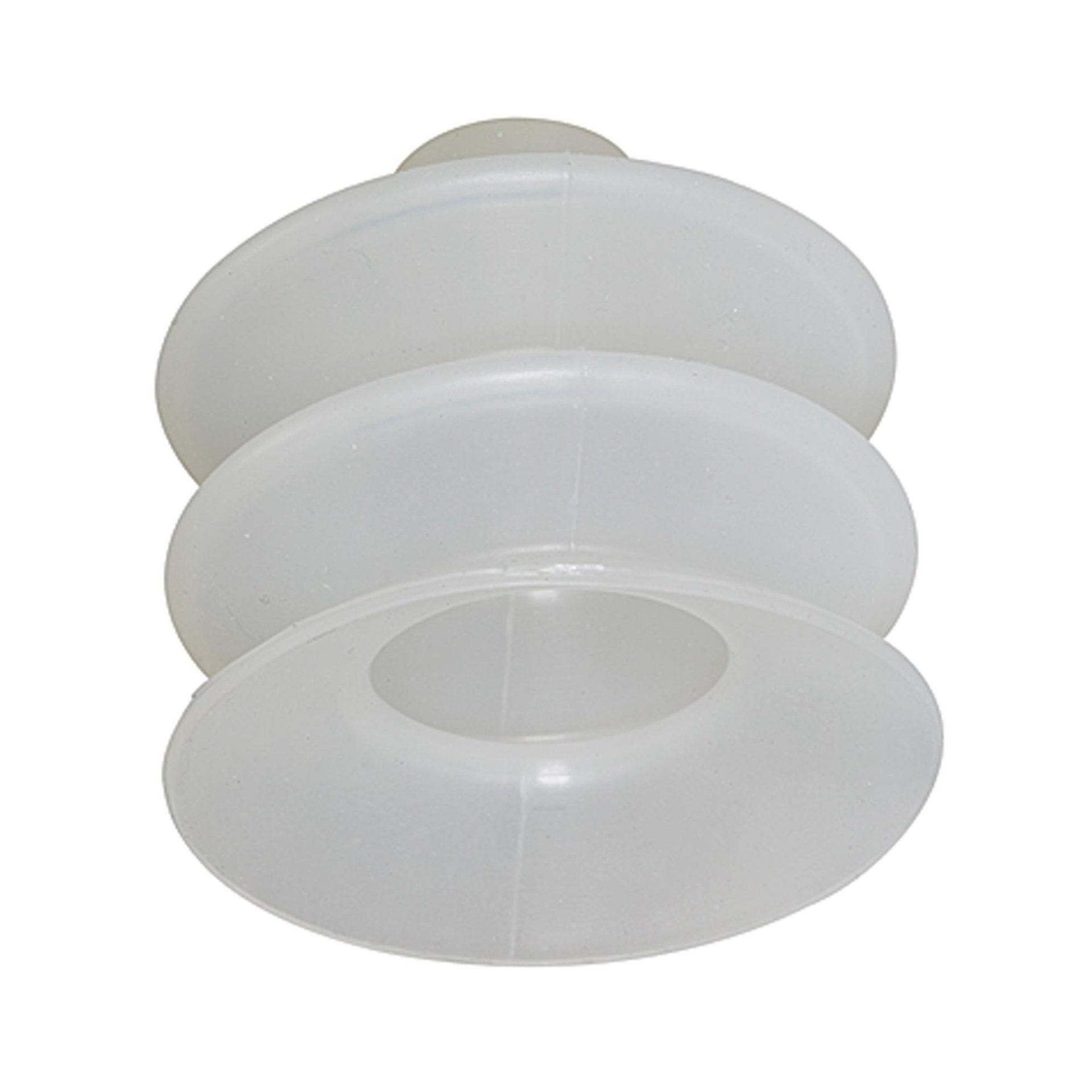 RIEGLER Balgsauger, rund 2,5 Falten, Material Silikon, »FG«, Ø 20 mm Produktbild img1 L