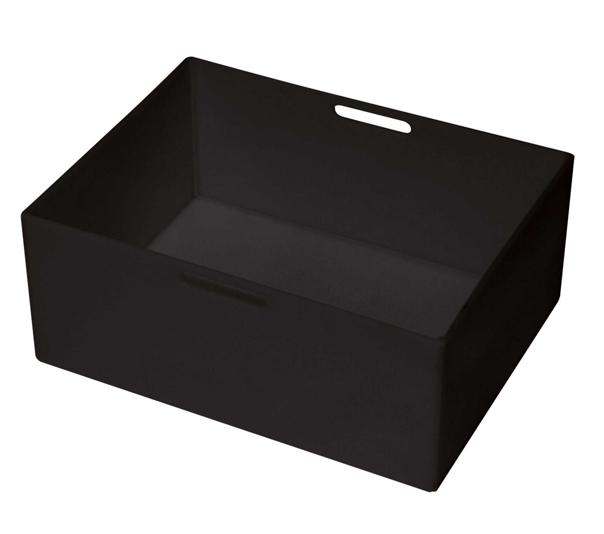 asecos Einlegewanne für Auszugswannen Entsorgung für für Sicherheitsschränke S90/Q90, PP Schwarz oder Weiß, Maße 321x421x175 mm Produktbild img1 L