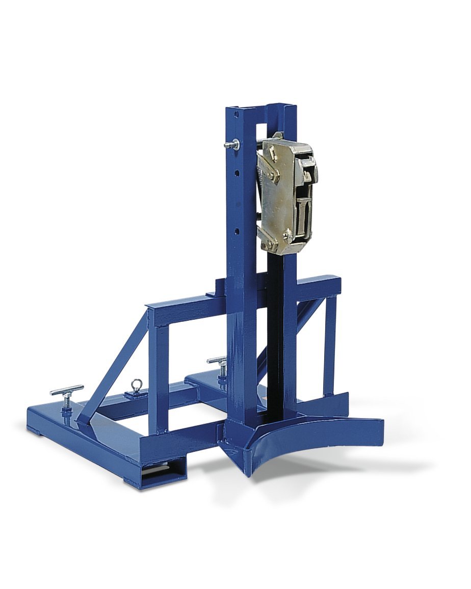 asecos Fassgreifer, lackierter Stahl Enzianblau RAL 5010, Maße 710x890x975 mm Produktbild img1 L