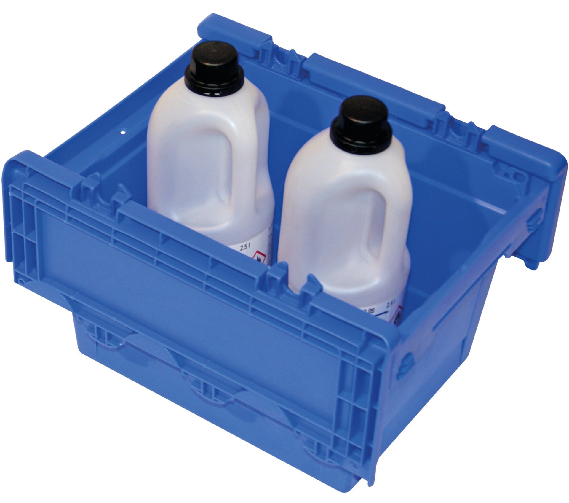 Chemikalienbox für für Sicherheitsschränke Q90/S90, PP Blau, Maße 410x300x260 mm Produktbild img1 L
