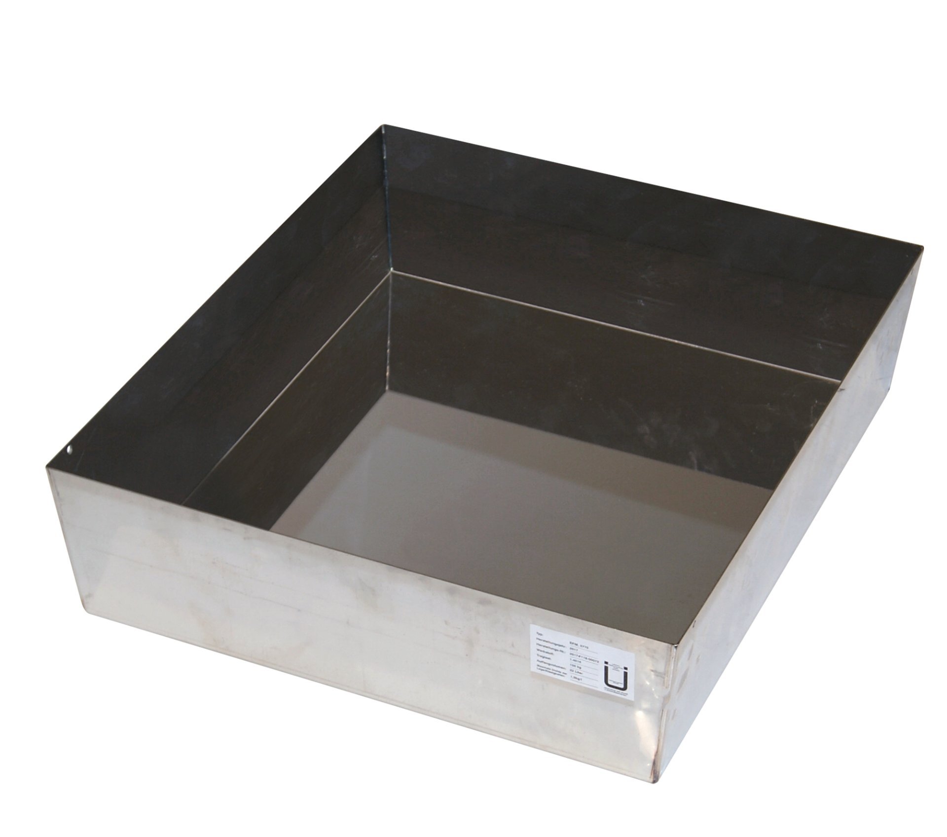 asecos Bodenauffangwanne STAWA-R für für Sicherheitsschränke Q90/S90, Edelstahl 1.4016, Maße 1042x507x86 mm Produktbild img1 L
