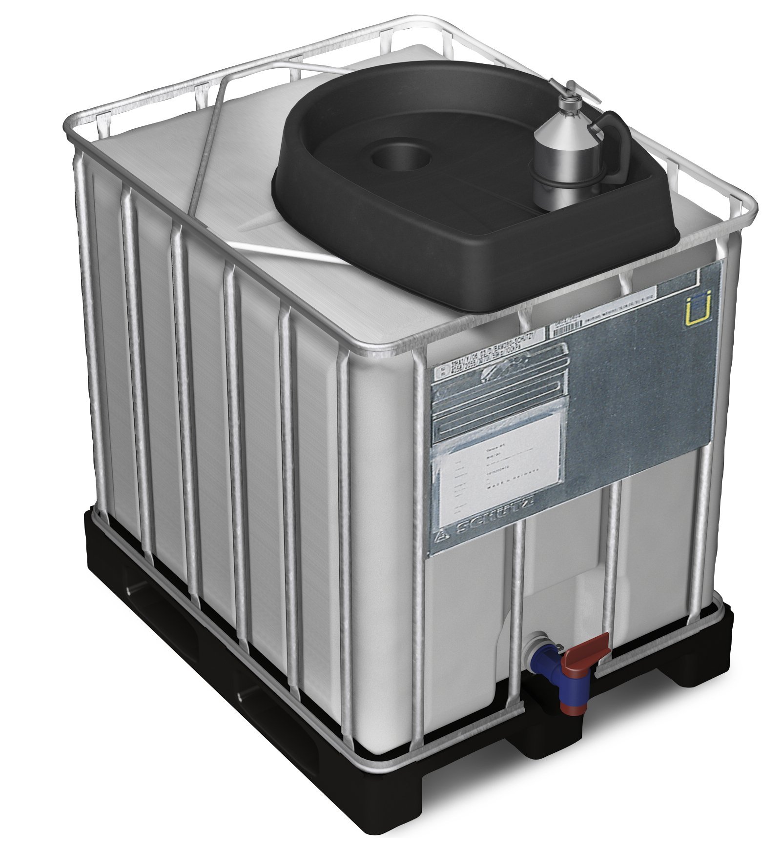 asecos IBC-Trichter, PE, Inhalt 30,00Liter, Maße 690x820x200 mm Produktbild img1 L