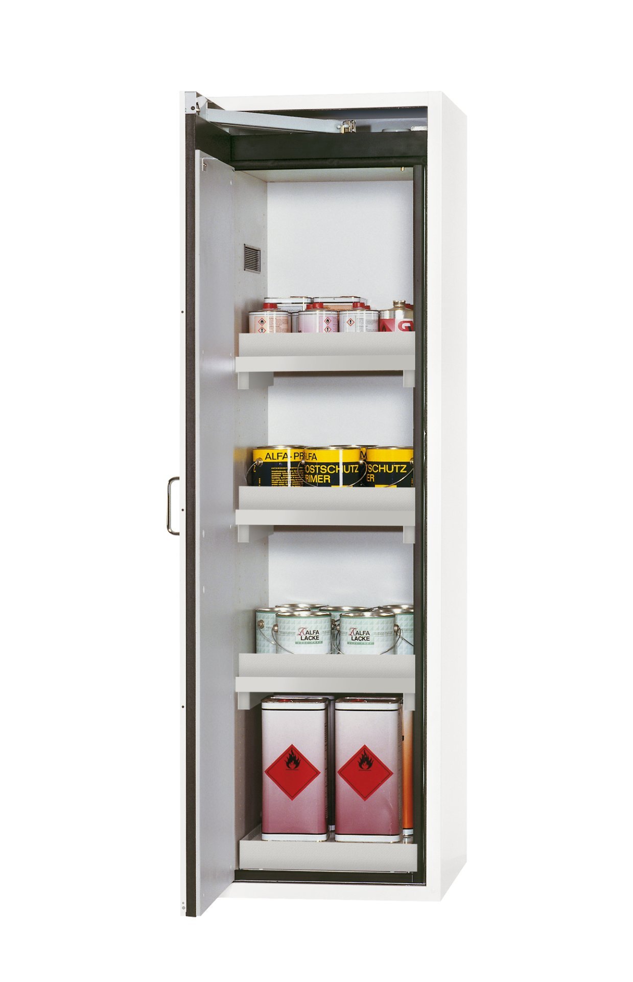 asecos Sicherheitsschrank S-CLASSIC-90 WDASL BxTxH(mm) 596x616x1968 Produktbild img1 L