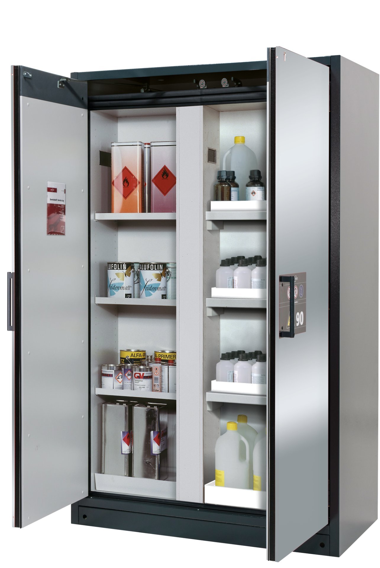 asecos Sicherheitsschrank Q-CLASSIC-90 MV.WD BxTxH(mm) 1193x615x1953 Produktbild img1 L