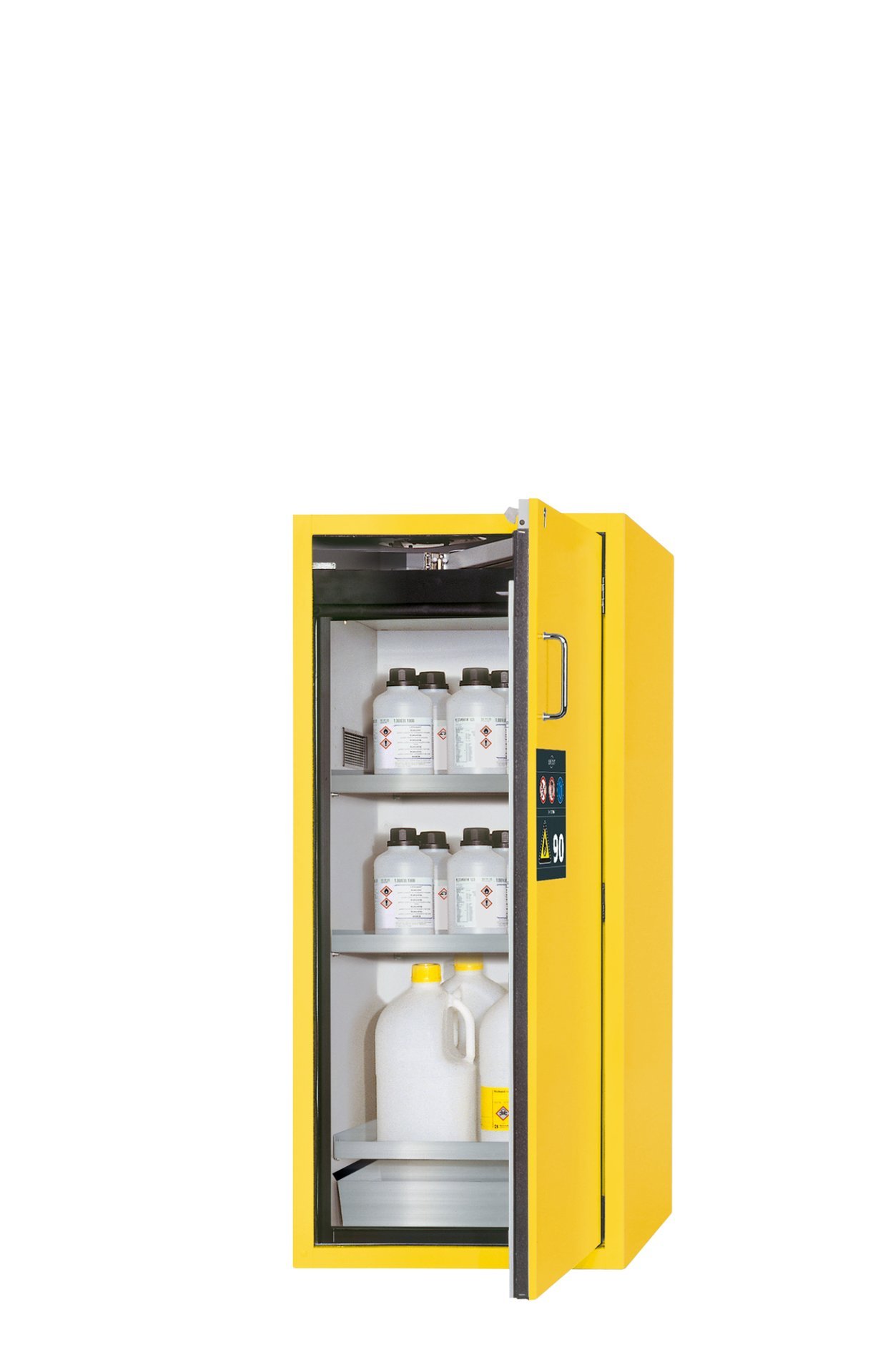 asecos Sicherheitsschrank S-CLASSIC-90 WDASR BxTxH(mm) 596x616x1298 Produktbild img1 L