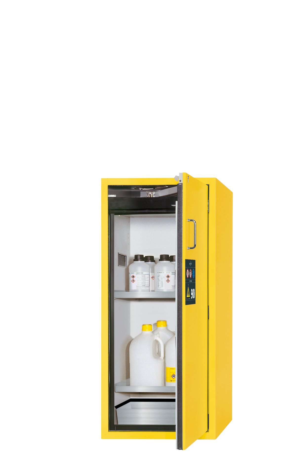 asecos Sicherheitsschrank S-PEGASUS-90 WDACR BxTxH(mm) 596x616x1298 Produktbild img1 L
