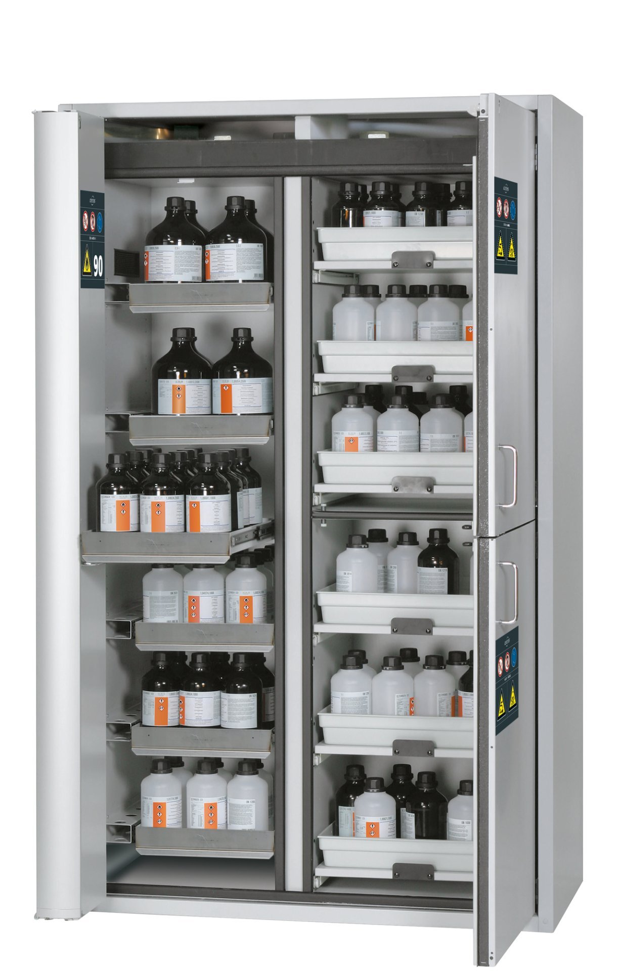 asecos Kombi-Sicherheitsschrank K-PHOENIX Vol.2-90 MF.FWAC BxTxH(mm) 1197x617x1969 Produktbild img1 L