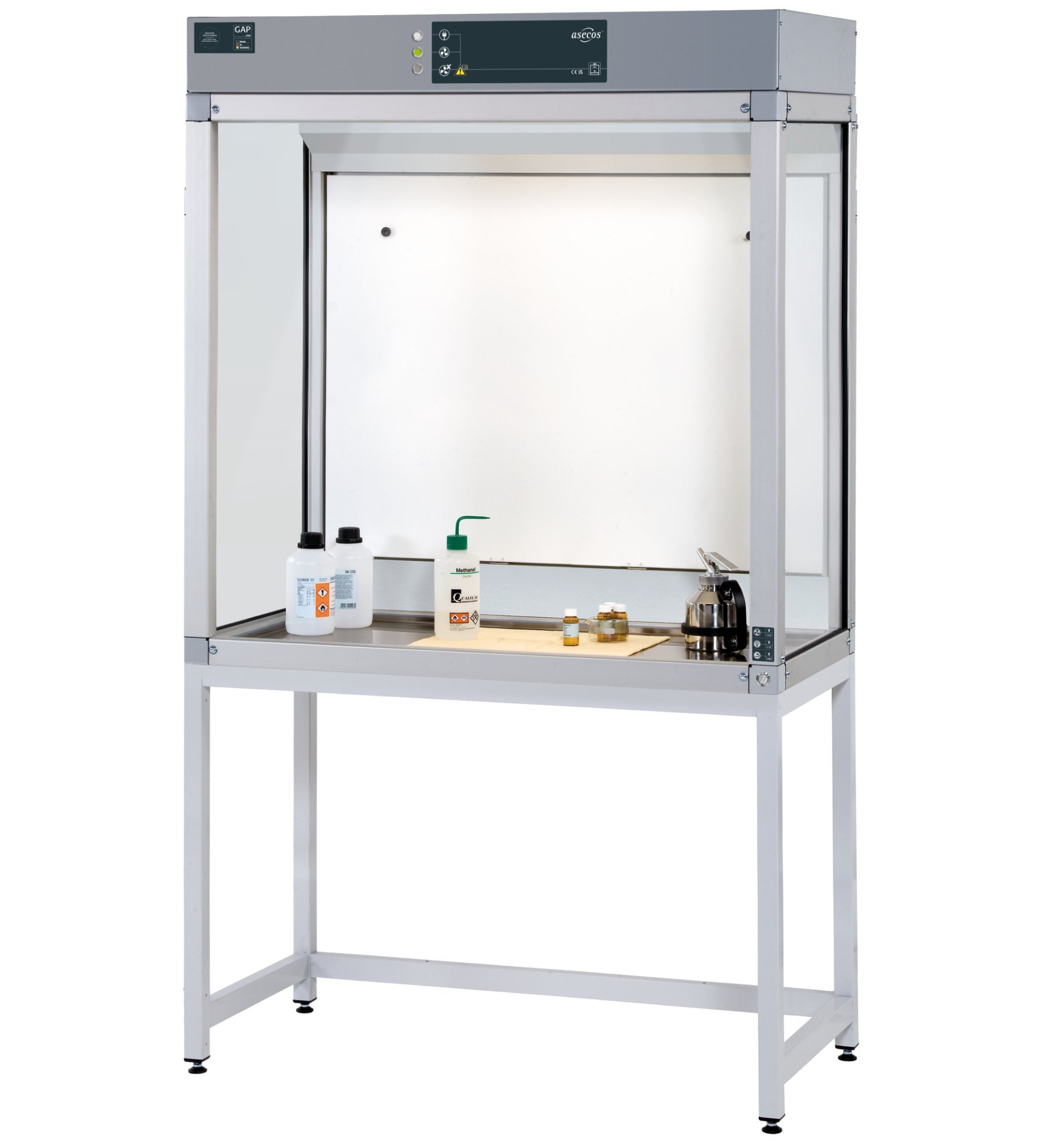 asecos Gefahrstoffarbeitsplatz GAP.110.150.060 Paketartikel, Maße 1500x600x1100 mm Produktbild img1 L