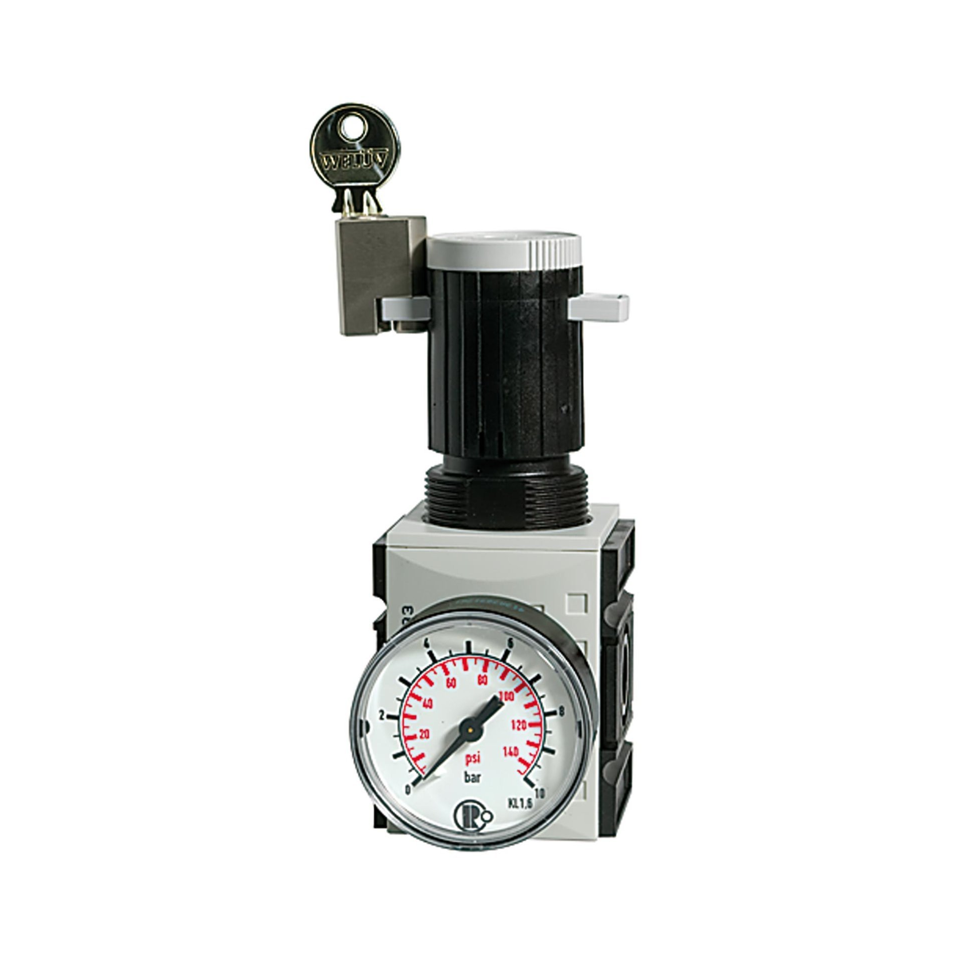 RIEGLER Druckregler »FUTURA«, inkl. Manometer, BG 1, G 3/8, 0,5 - 16 bar Produktbild img7 L