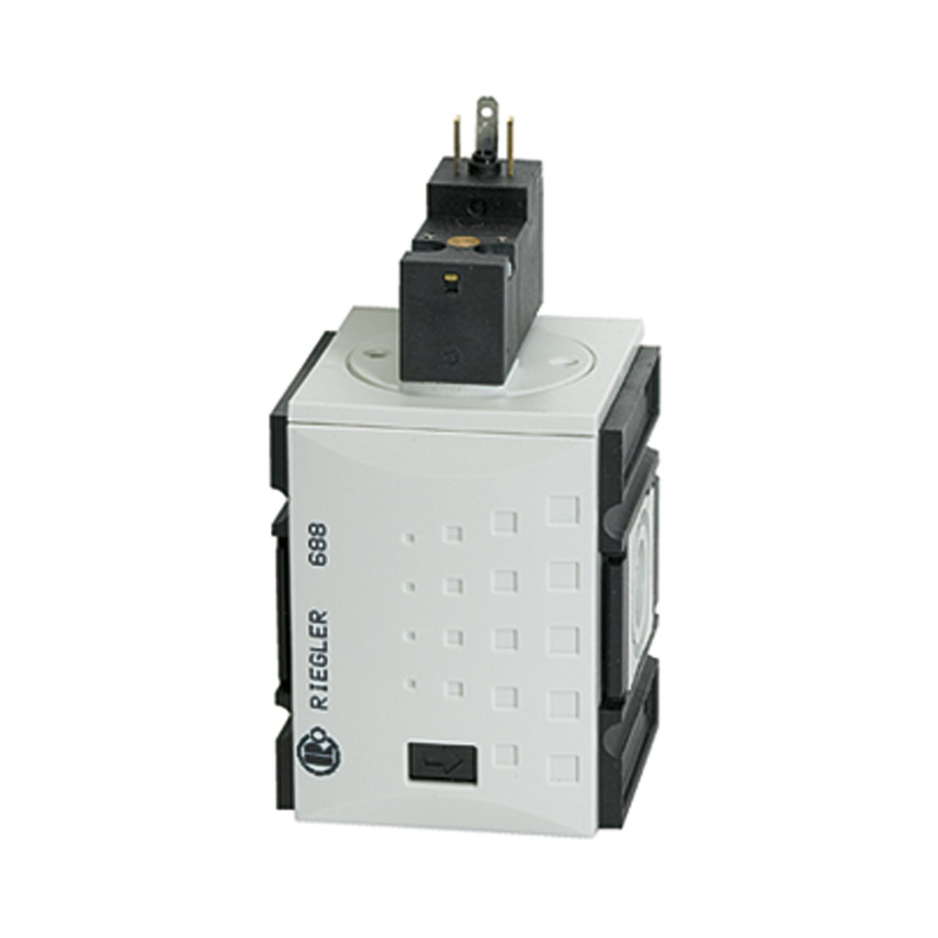 RIEGLER 3/2-Wegeventil »FUTURA«, elektr. betätigt, 24 V DC, BG 2, G 3/8 Produktbild img1 L