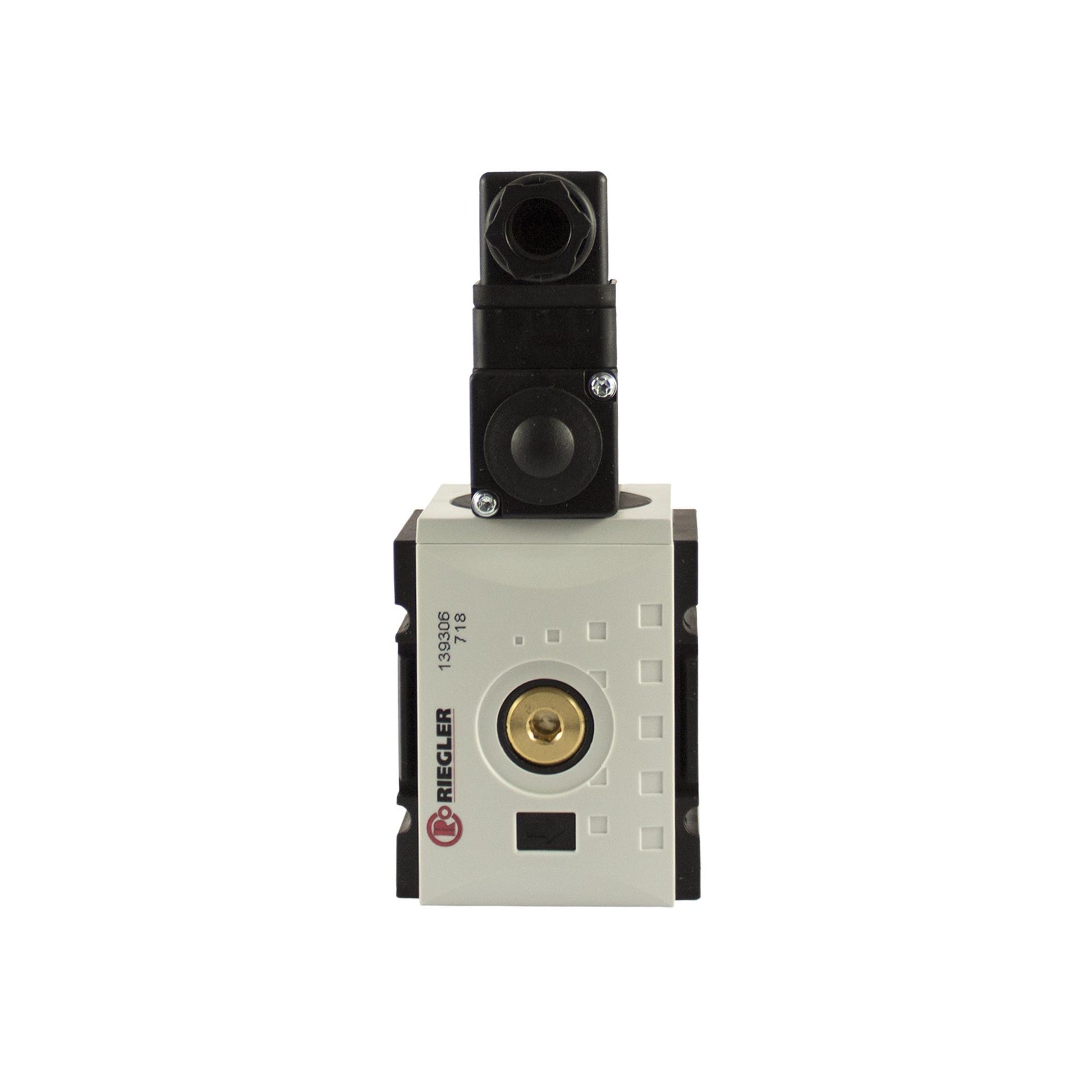 RIEGLER Verteiler »FUTURA«, BG 2, G 3/8, mit Druckschalter 0,5 - 10 bar Produktbild img1 L