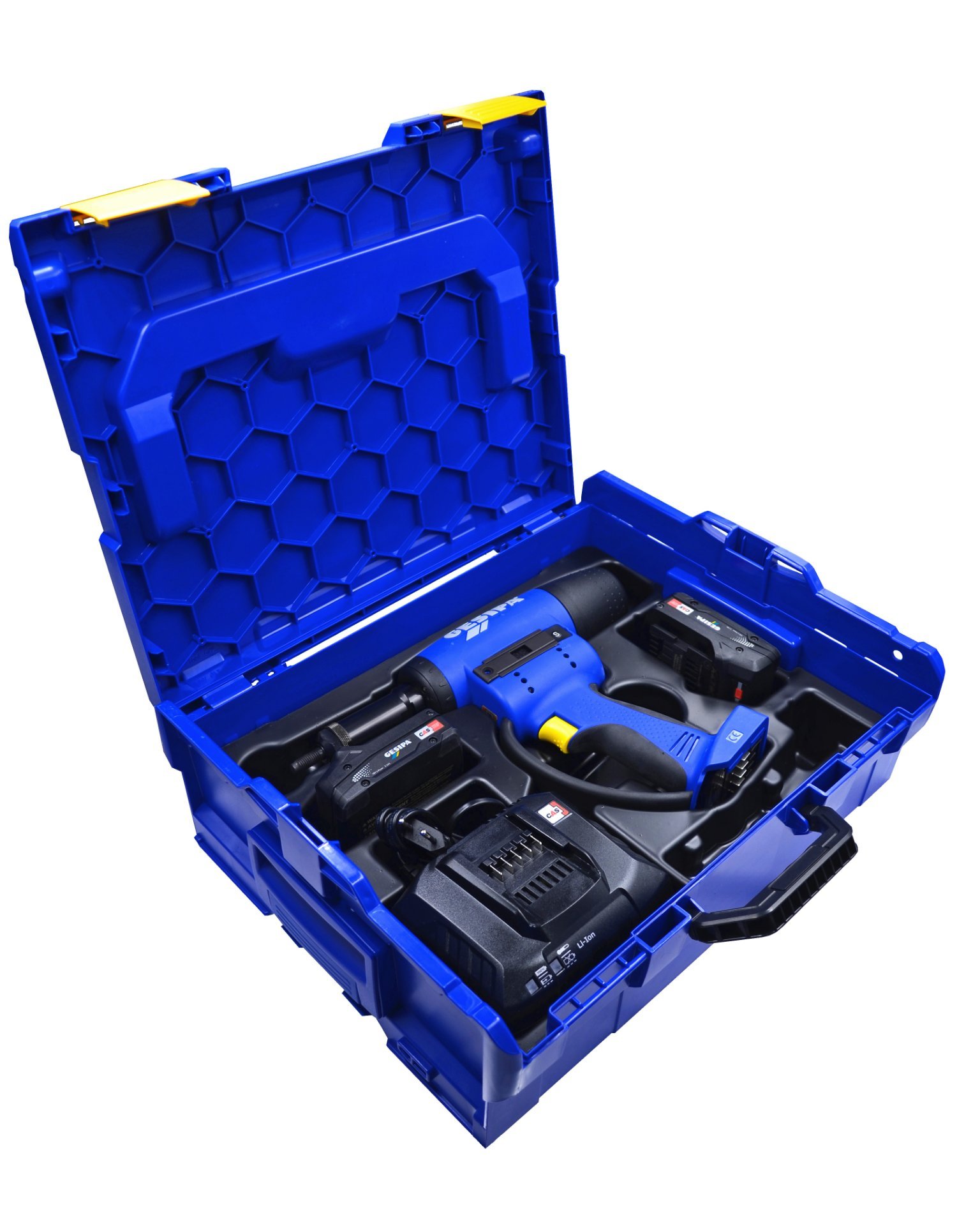 Gesipa FireBird Pro CAS mit 2 Li-Ion Akkus 18V - 2,0 Ah / Ladegerät in L-Boxx Produktbild img10 L