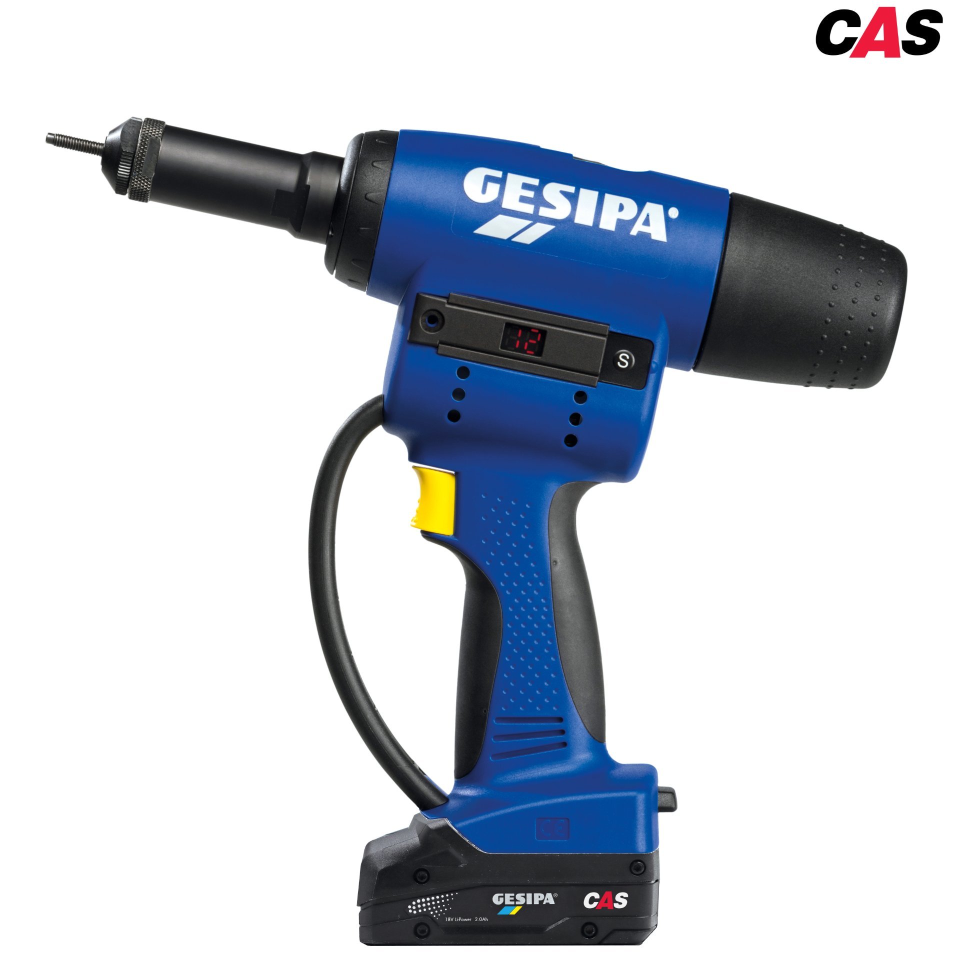 Gesipa FireBird Pro CAS mit 2 Li-Ion Akkus 18V - 2,0 Ah / Ladegerät in L-Boxx Produktbild img1 L