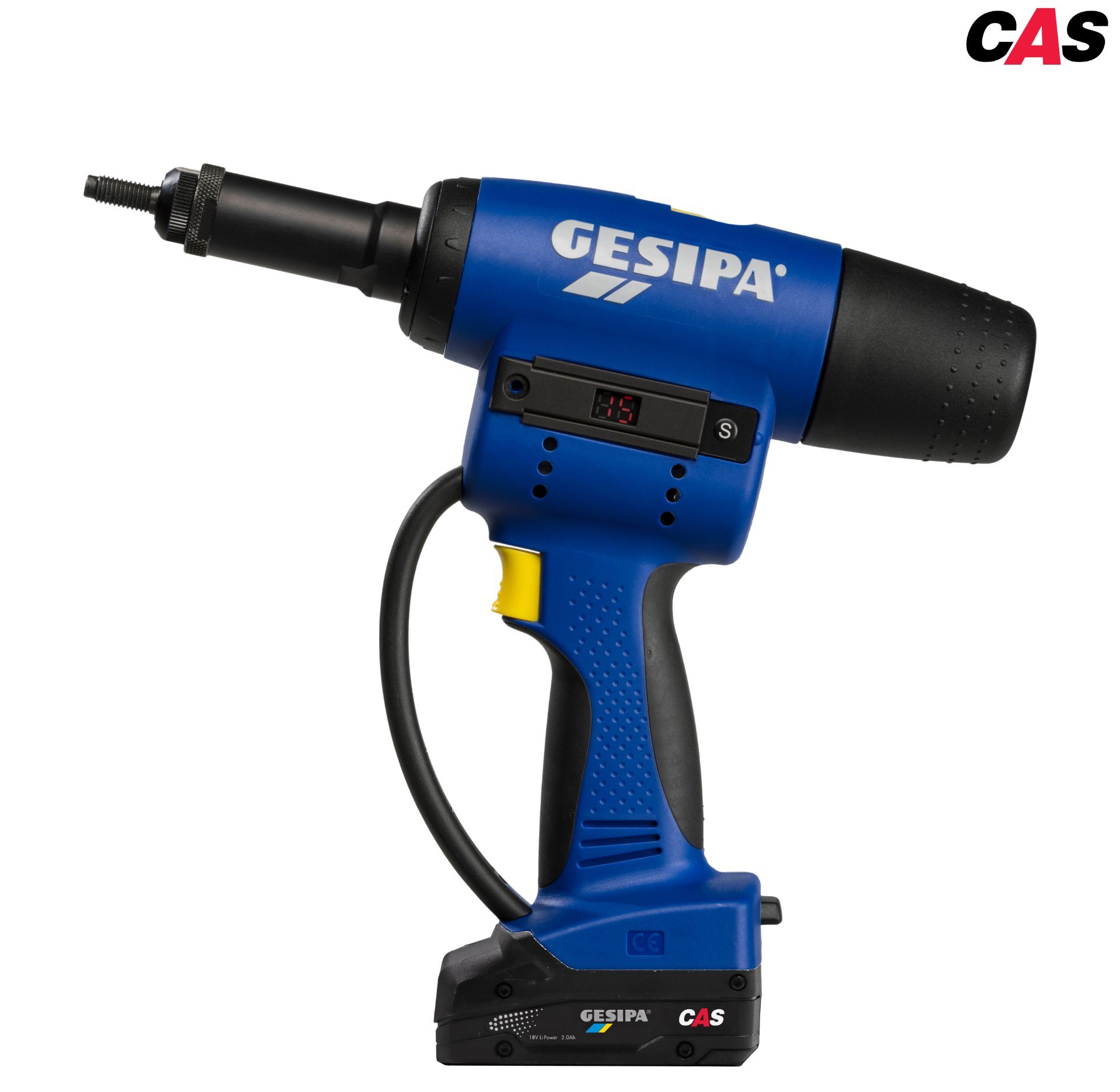 Gesipa FireBird Pro Gold Edition CAS mit 2 Li-Ion Akkus 18V - 2,0 Ah / Ladegerät in L-Boxx Produktbild img1 L
