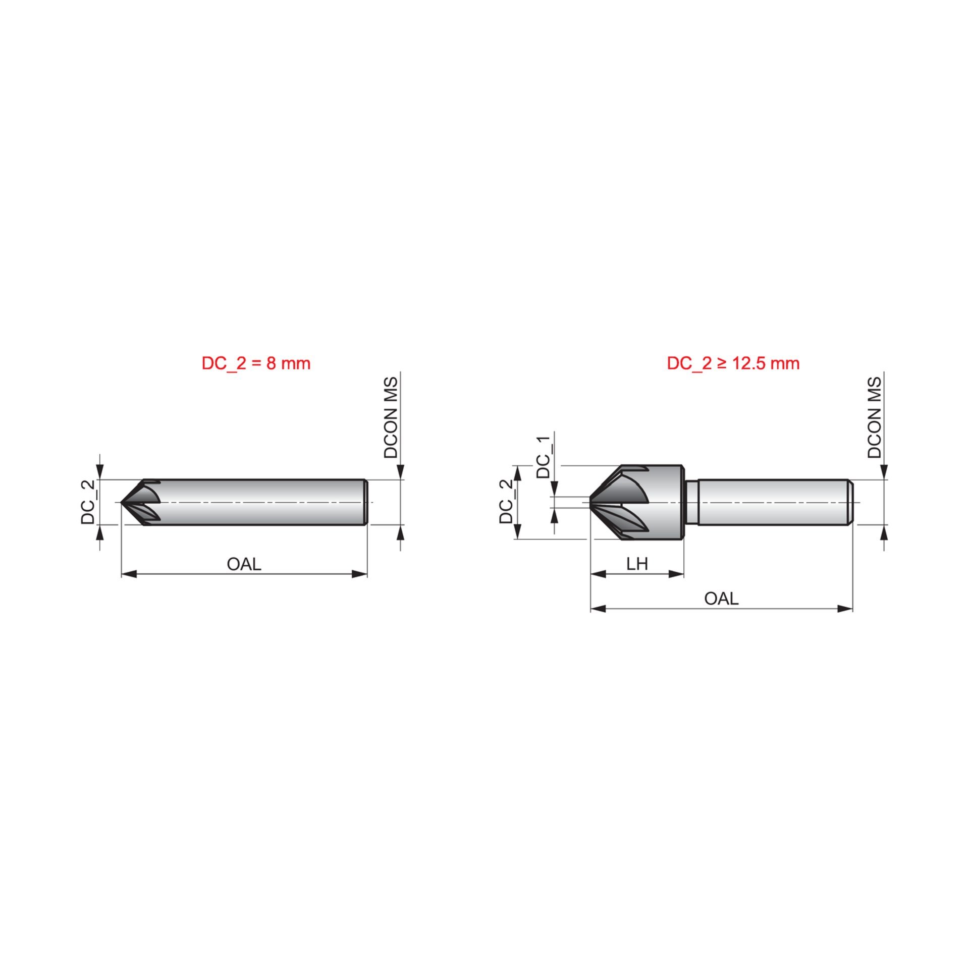 Dormer Pramet Kegelsenker 90°, spitz auslaufend G132 Produktbild img4 L