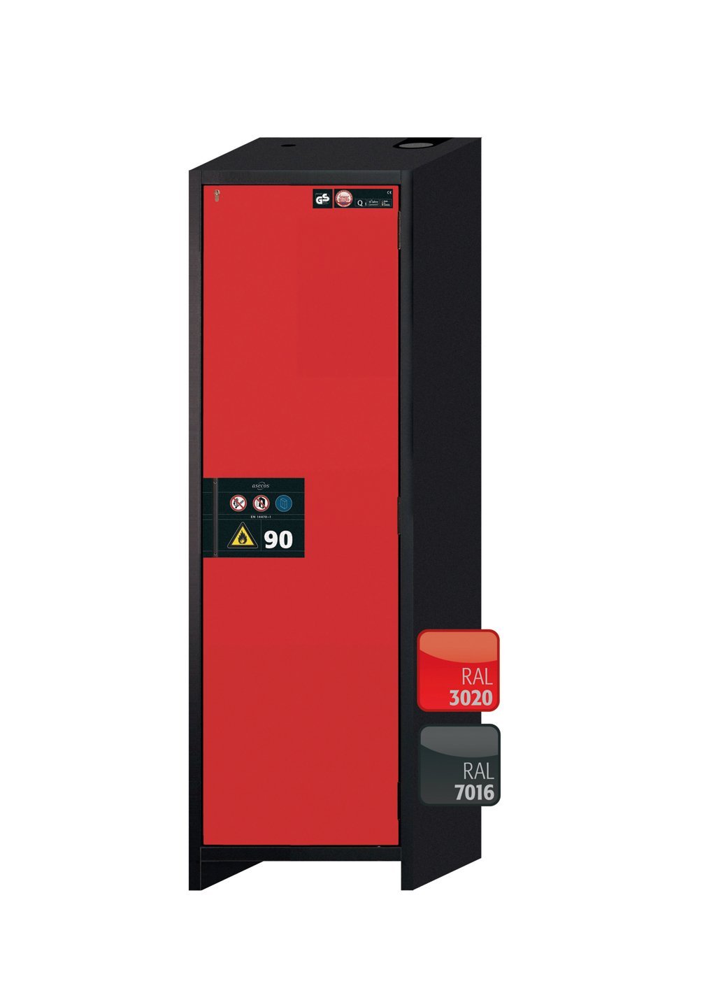 Sicherheitsschrank Q-PEGASUS-90 WDACR BxTxH(mm) 599x615x1953 Produktbild img2 L