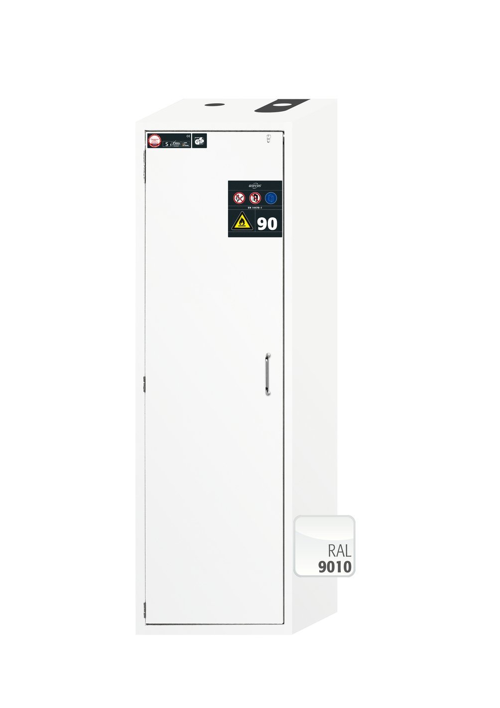 asecos Sicherheitsschrank S-CLASSIC-90 WDASL BxTxH(mm) 596x616x1968 Produktbild img2 L