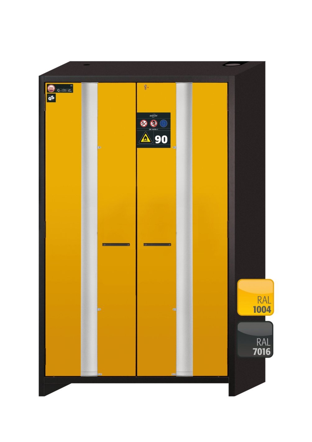 asecos Sicherheitsschrank Q-PHOENIX-90 FD BxTxH(mm) 1193x615x1953 Produktbild img1 L