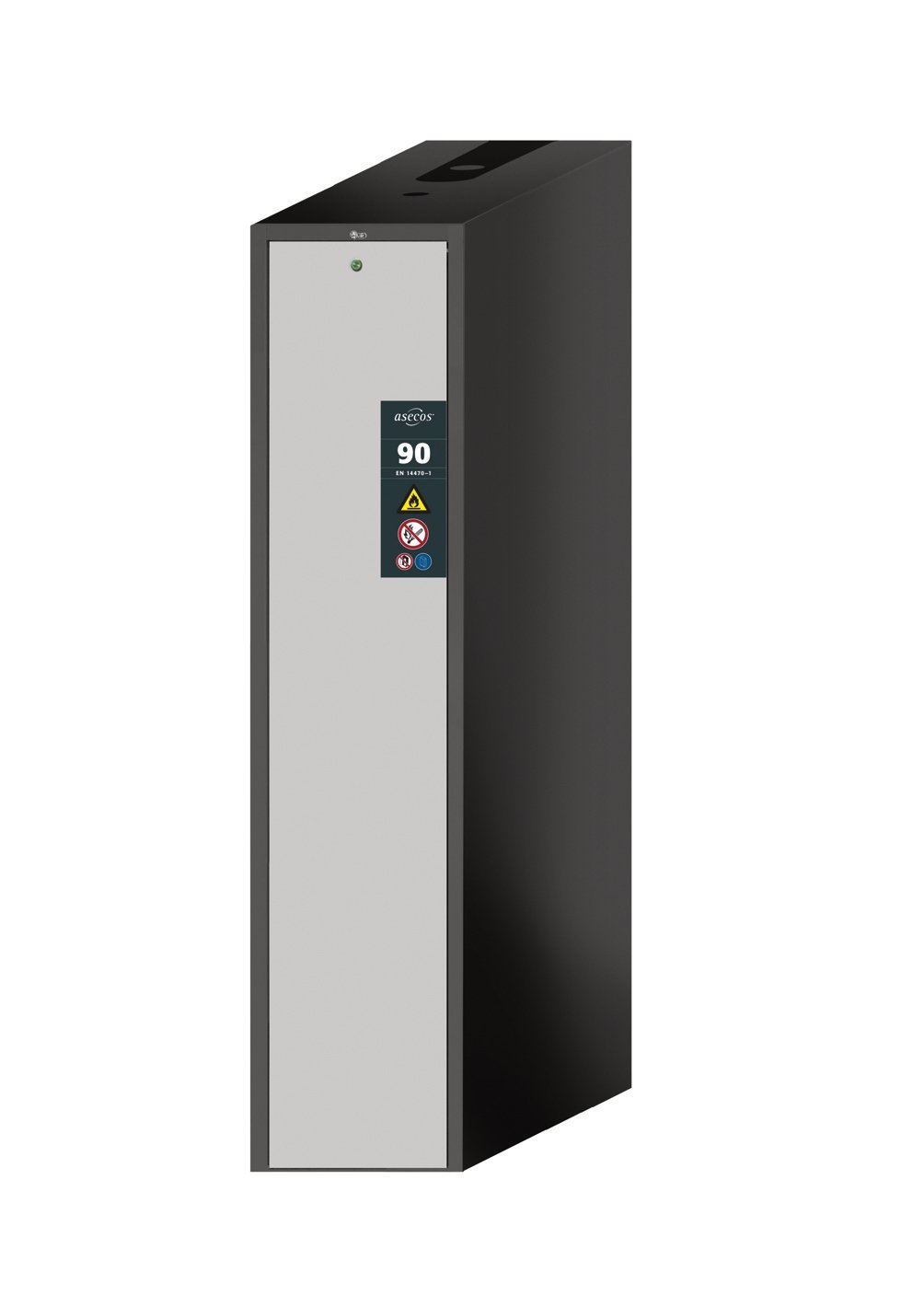asecos Sicherheitsschrank V-MOVE-90 VDAC BxTxH(mm) 449x860x1966 Produktbild img2 L