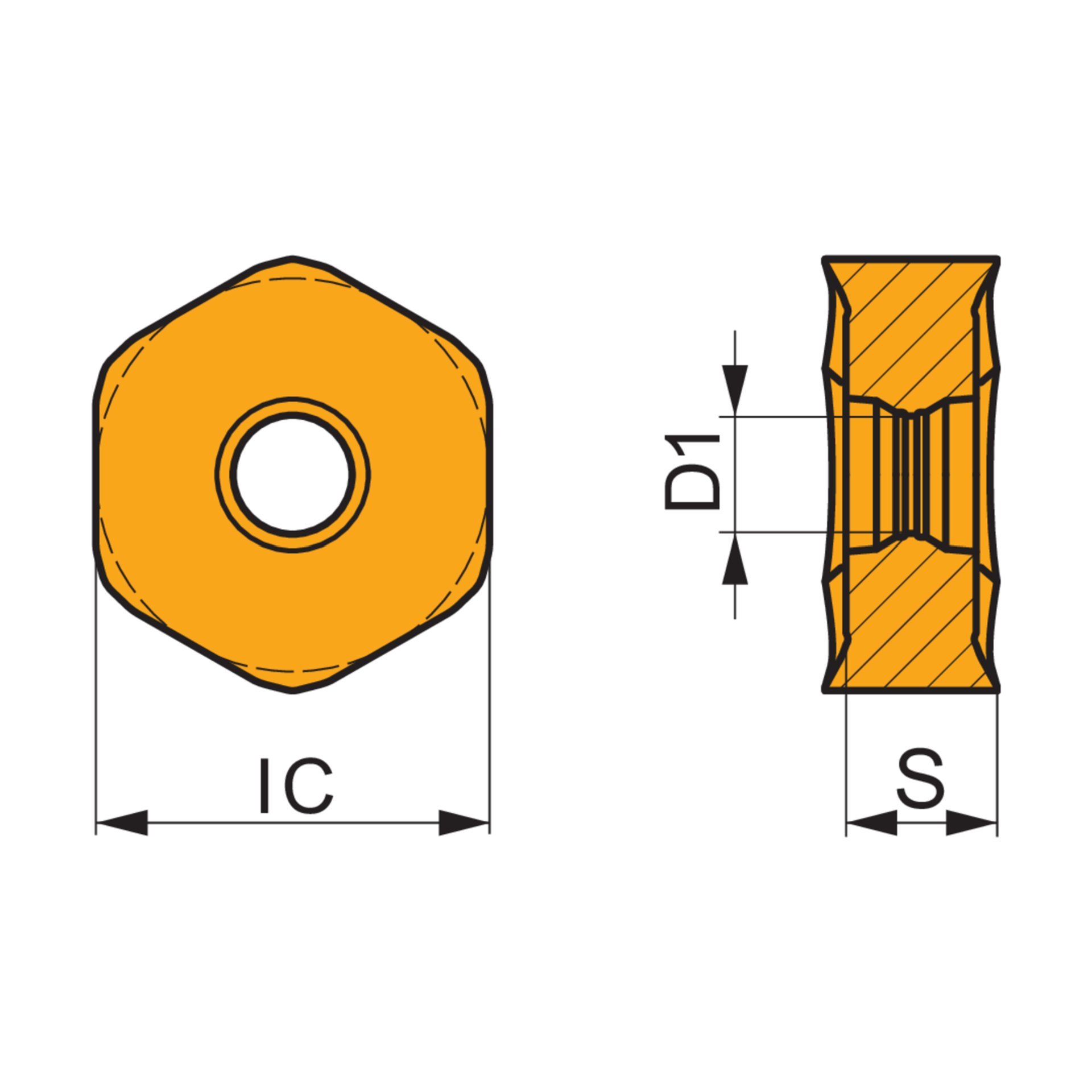 Dormer Pramet Fräswendeschneidplatte - Planfräsen HNGX 09 Produktbild img2 L