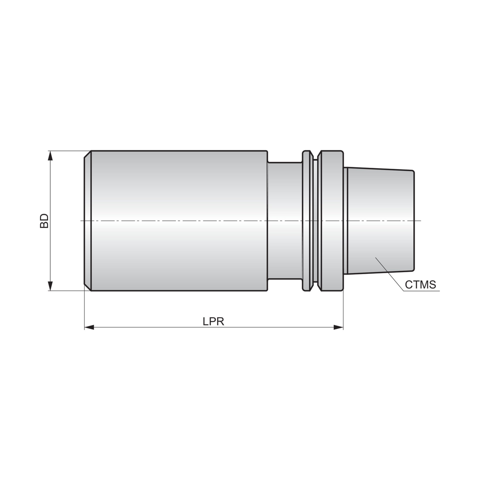 Dormer Pramet Rohlinge für Sonderhalter HSK-F-BLANKS Produktbild img2 L