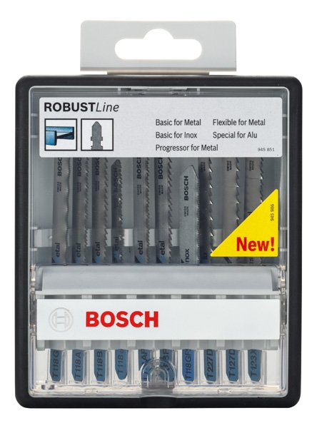 10-tlg. Stichsägeblatt-Set Metal, Robust Line, T-Schaft Produktbild img2 L
