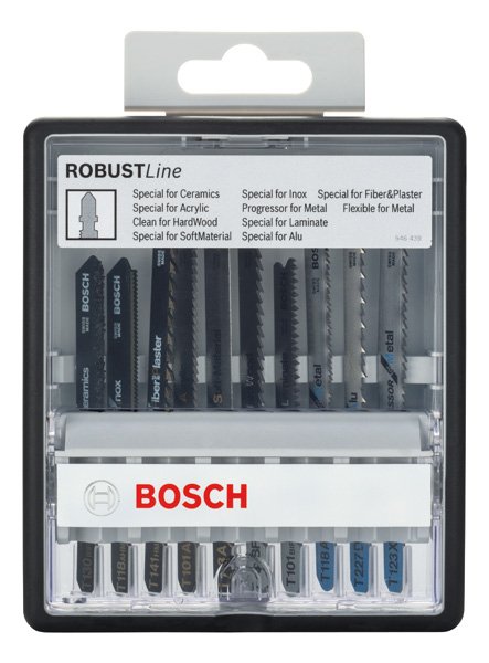 10-tlg. Stichsägeblatt-Set, Robust Line, Speciality Materials, T-Schaft Produktbild img2 L